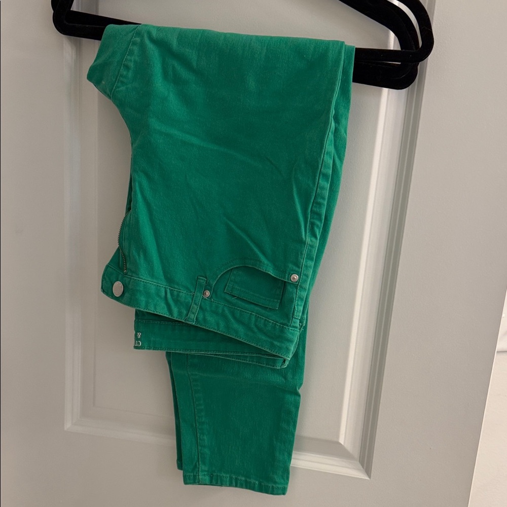 Crown & Ivy green Skinny Jeans
